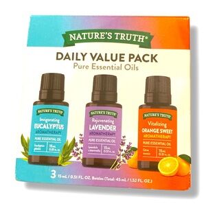 Nature's Truth Essential Oils Daily Value Pack - 3